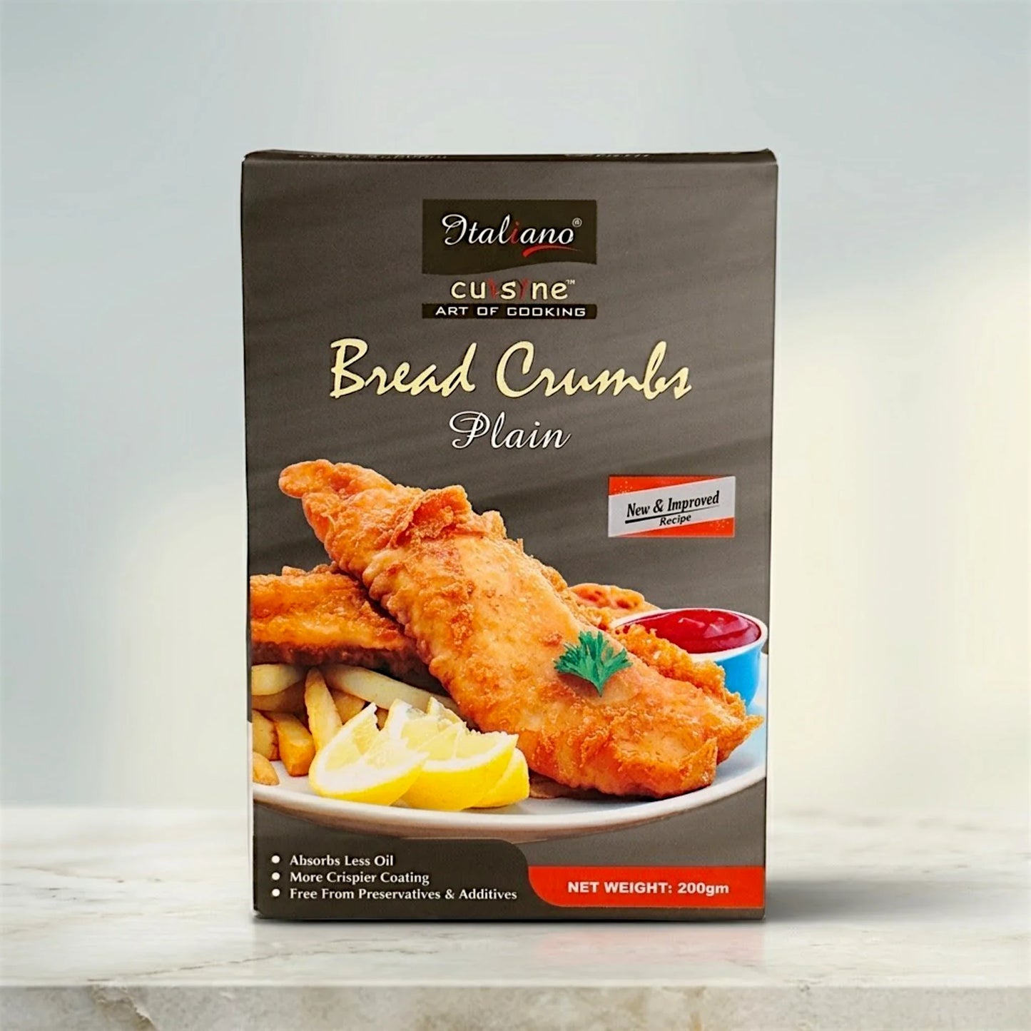 italiano bread crumbs plain 200g box