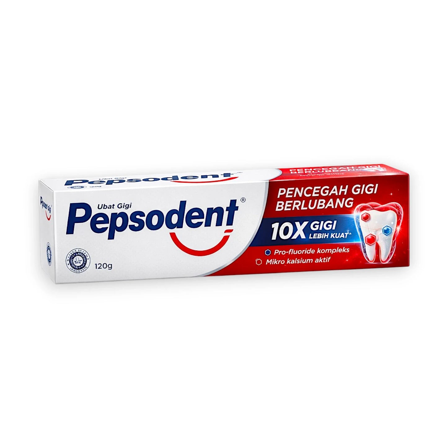 pepsodent toothpaste 10x gigi 120g