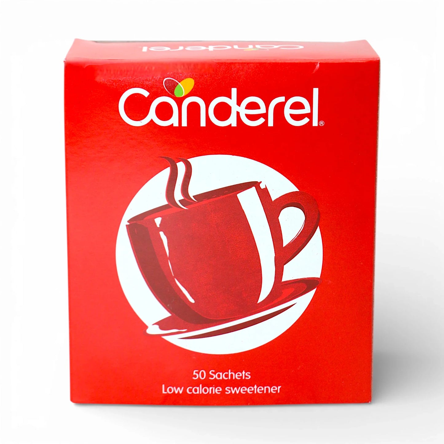 canderel sweetener low calorie 50 sachets box