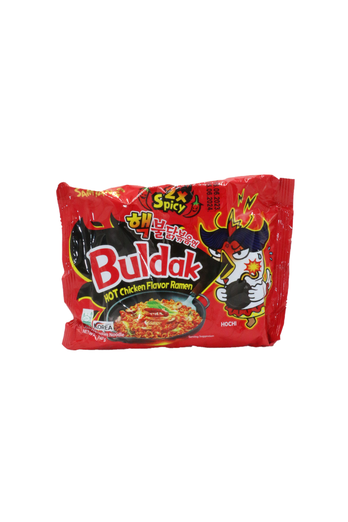 samyang buldak 2x spicy noodle red 140g korea