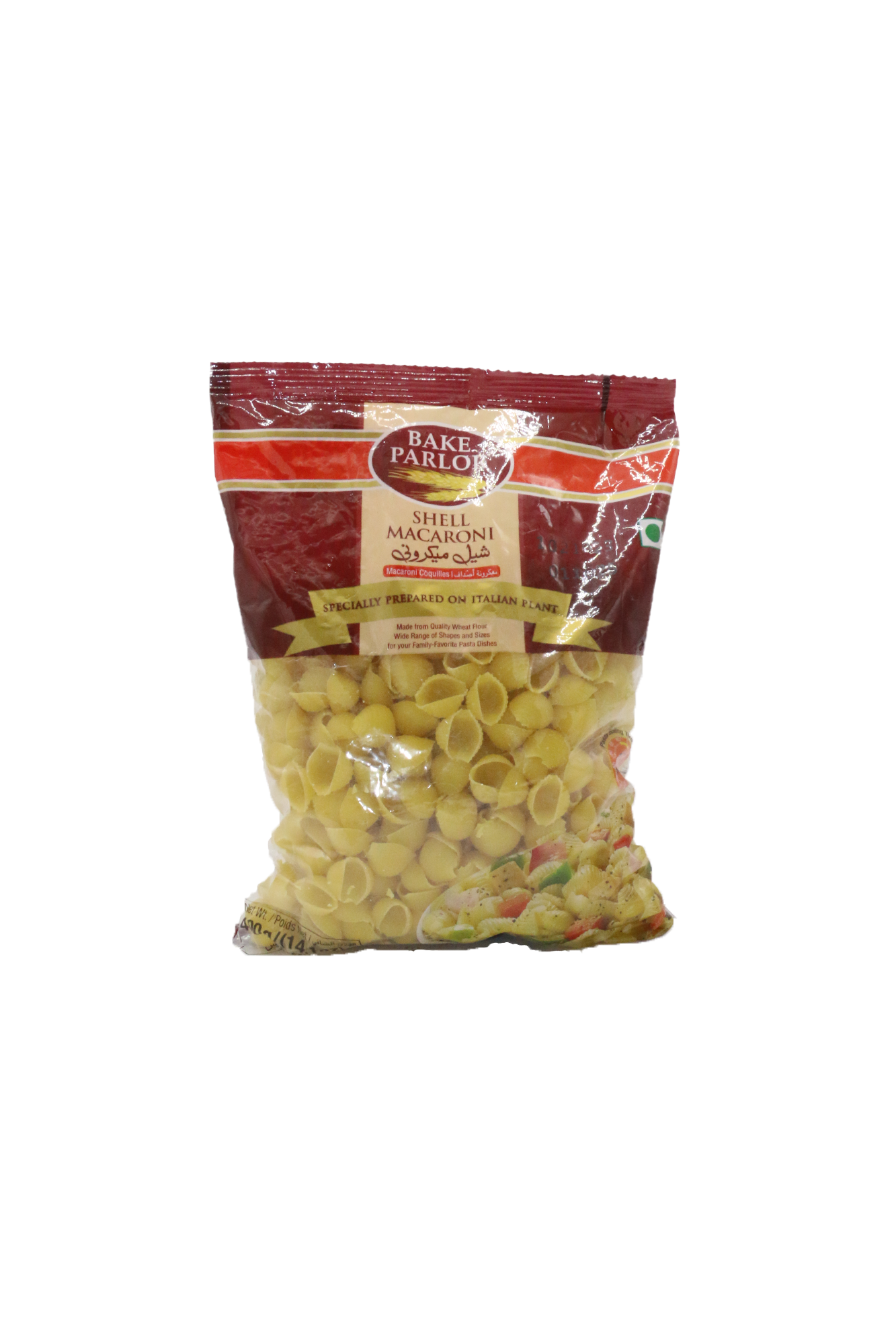 bake parlor macaroni shell 400g