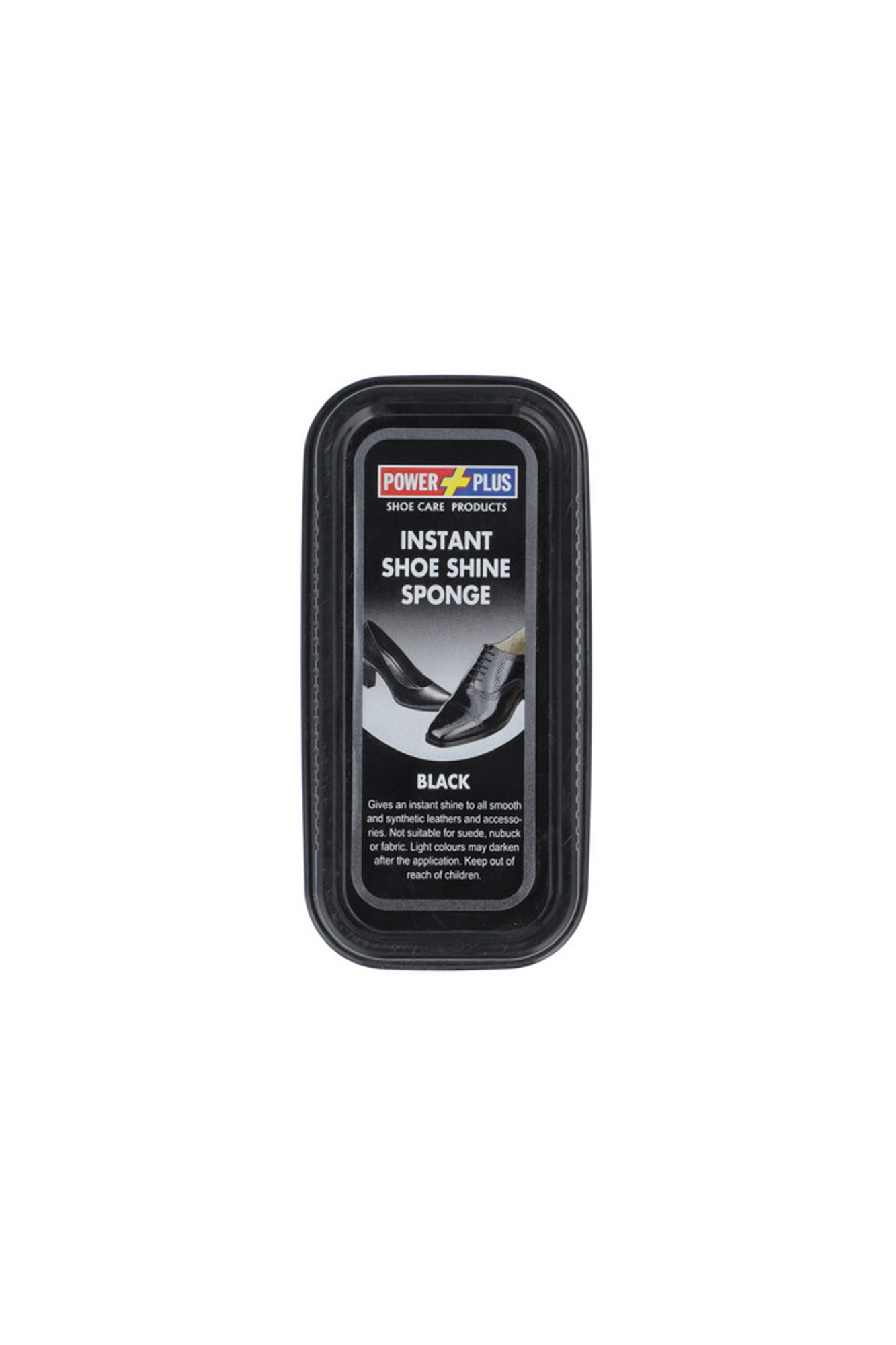power plus shoe shiner instant neutral sponge