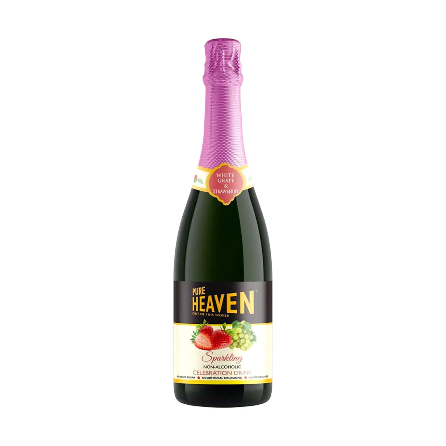 pure heaven celebration drink white grape & strawberry 750ml