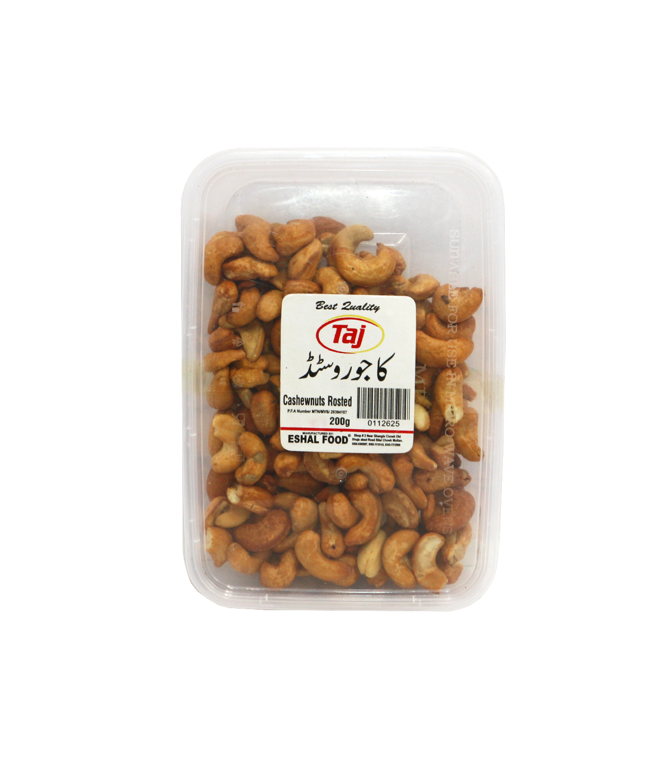 taj kaju roasted 200g box
