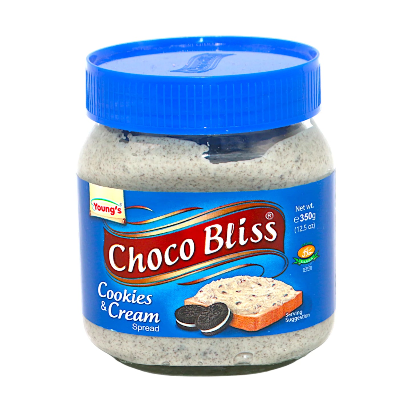youngs choco bliss spread cookies&cream 350g