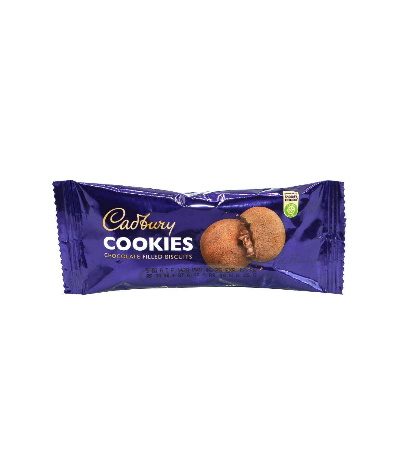 cadbury cookies chocolate filled 40rs