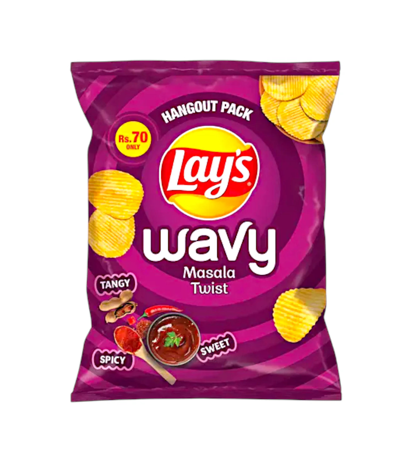 lays wavy masala twist tangy 70rs