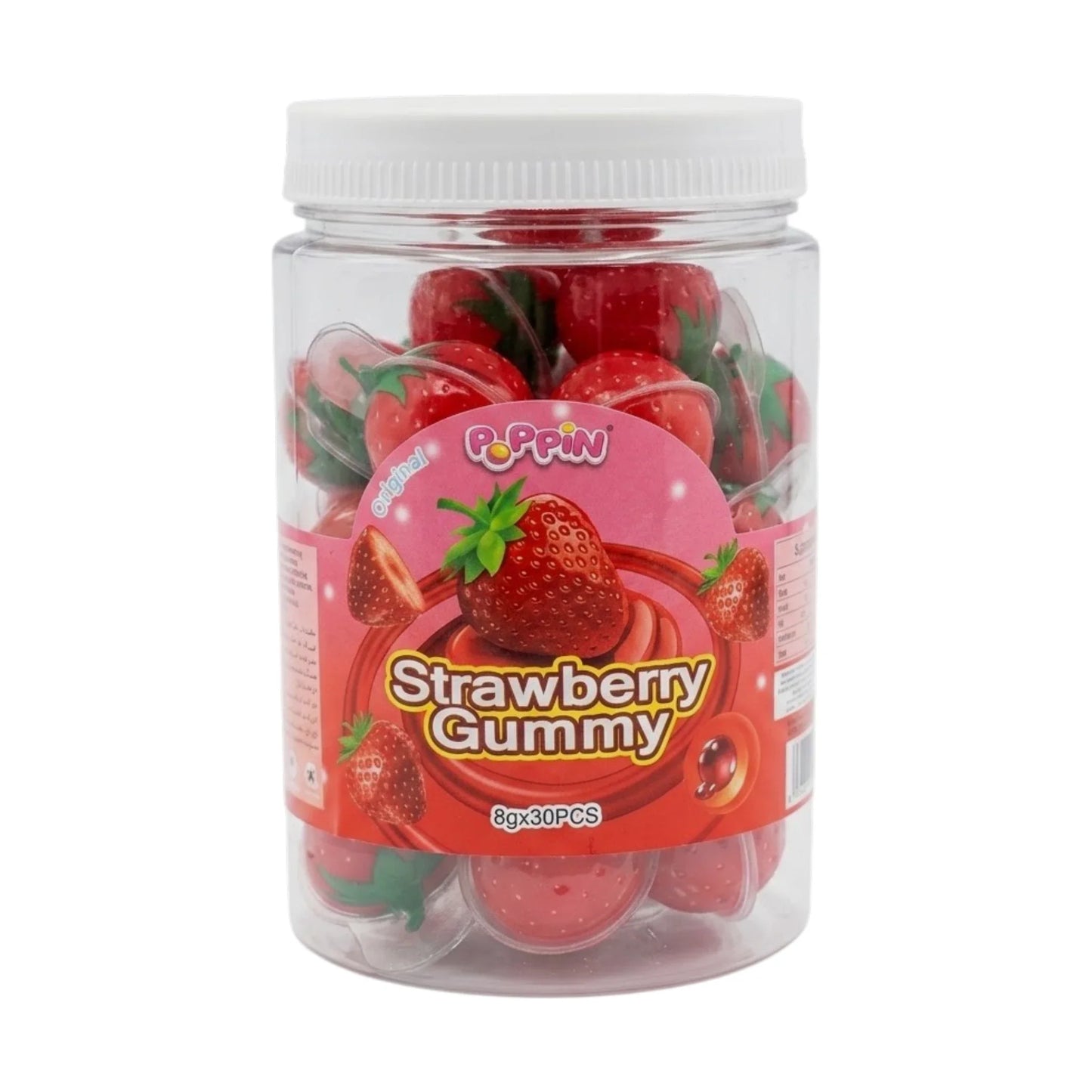 poppin jelly strawberry gummy 8g uae