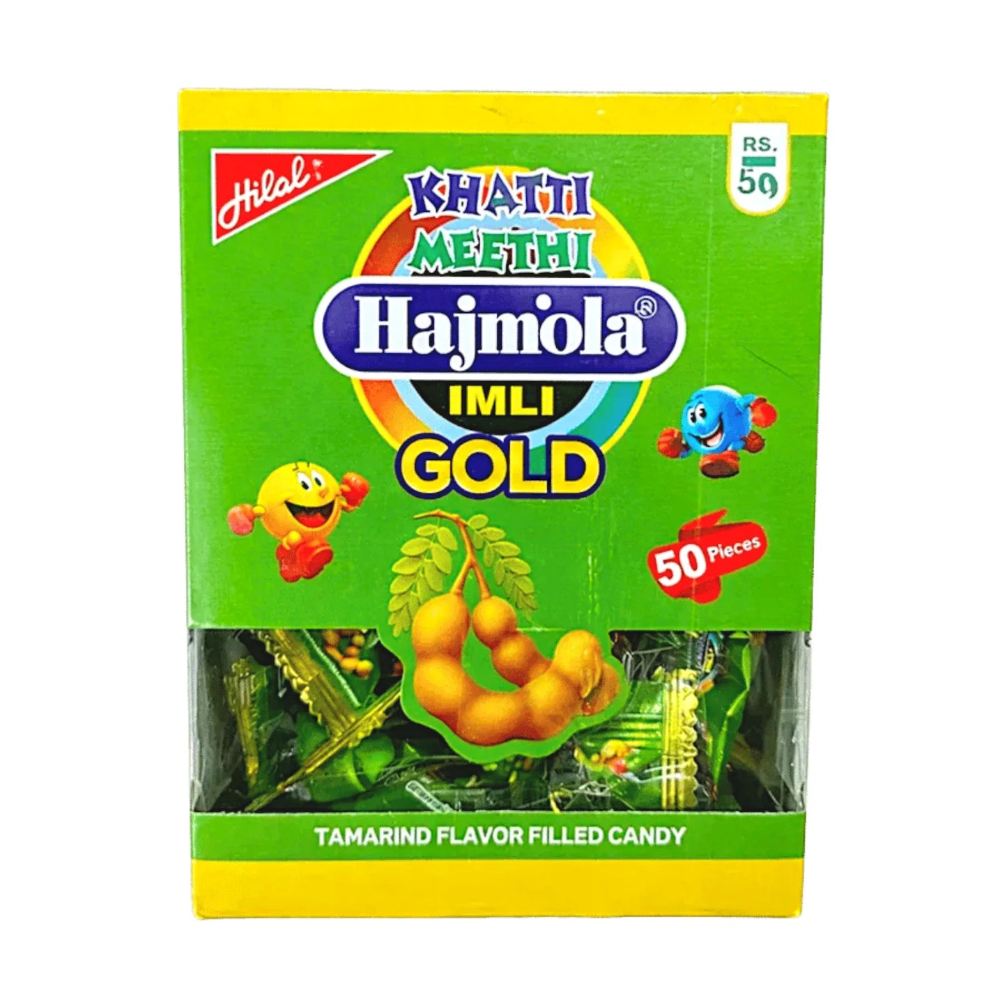 hilal candy hajmola imli gold 50pc
