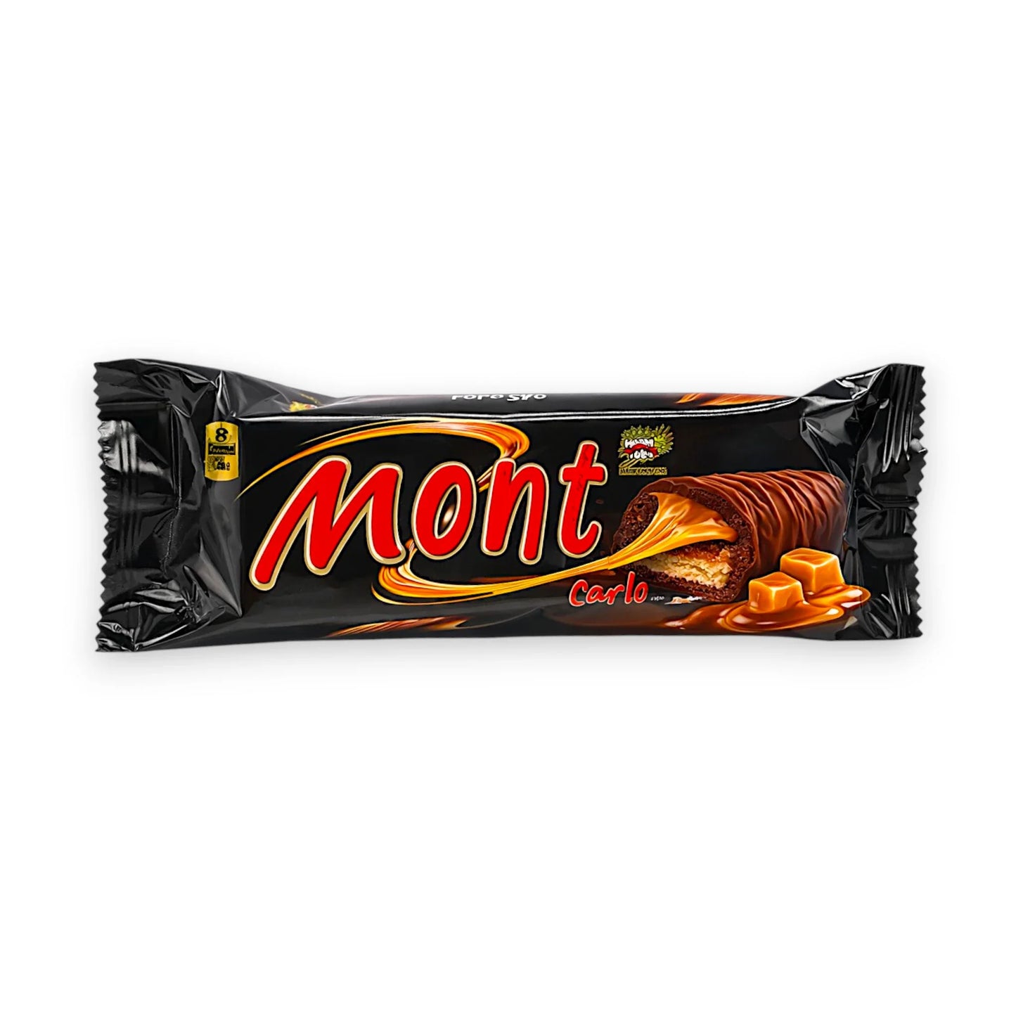 mont carlo sponge cake cocoa & caramel layer 50g