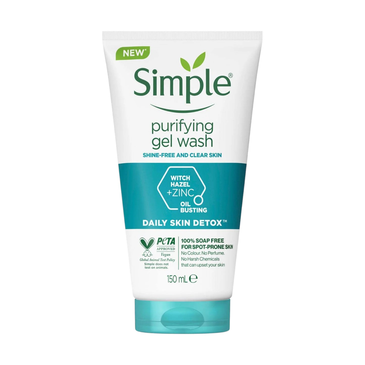 simple purifying face wash 150ml poland