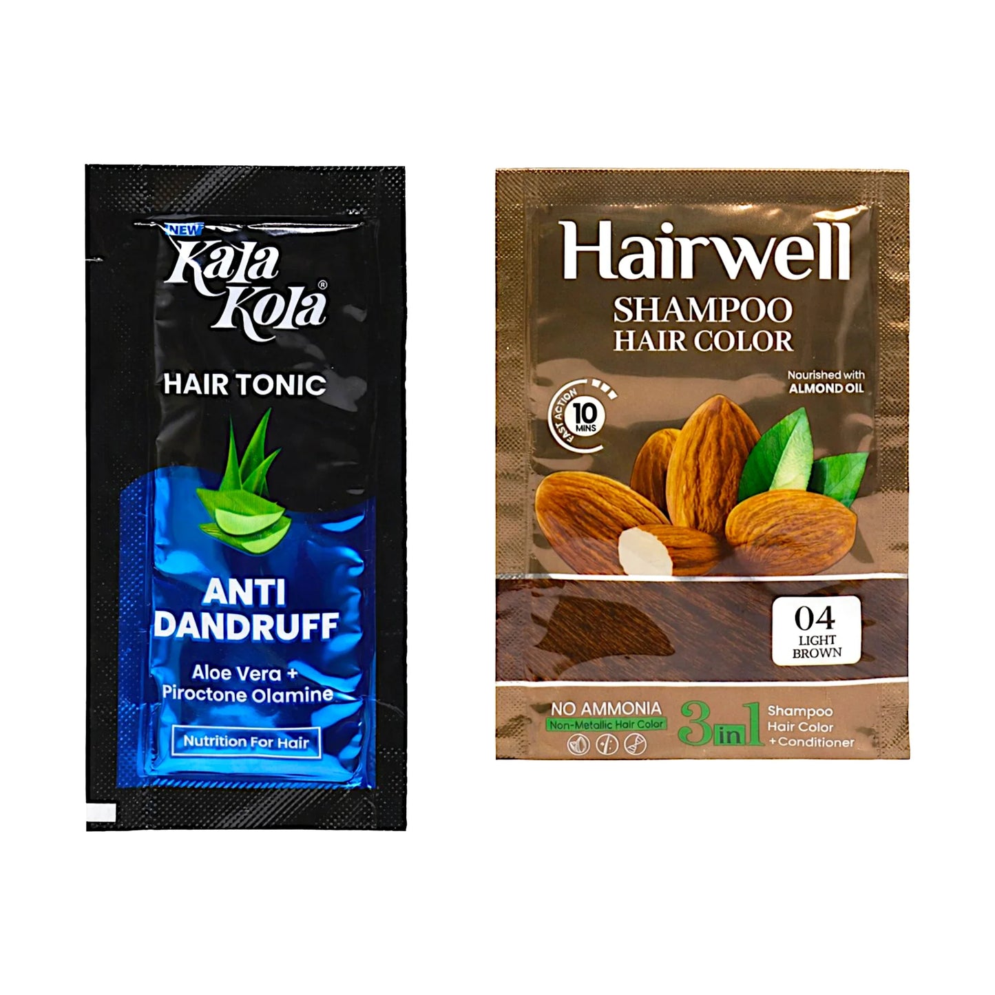 kala kola hairwell shampoo hair color light brown 04