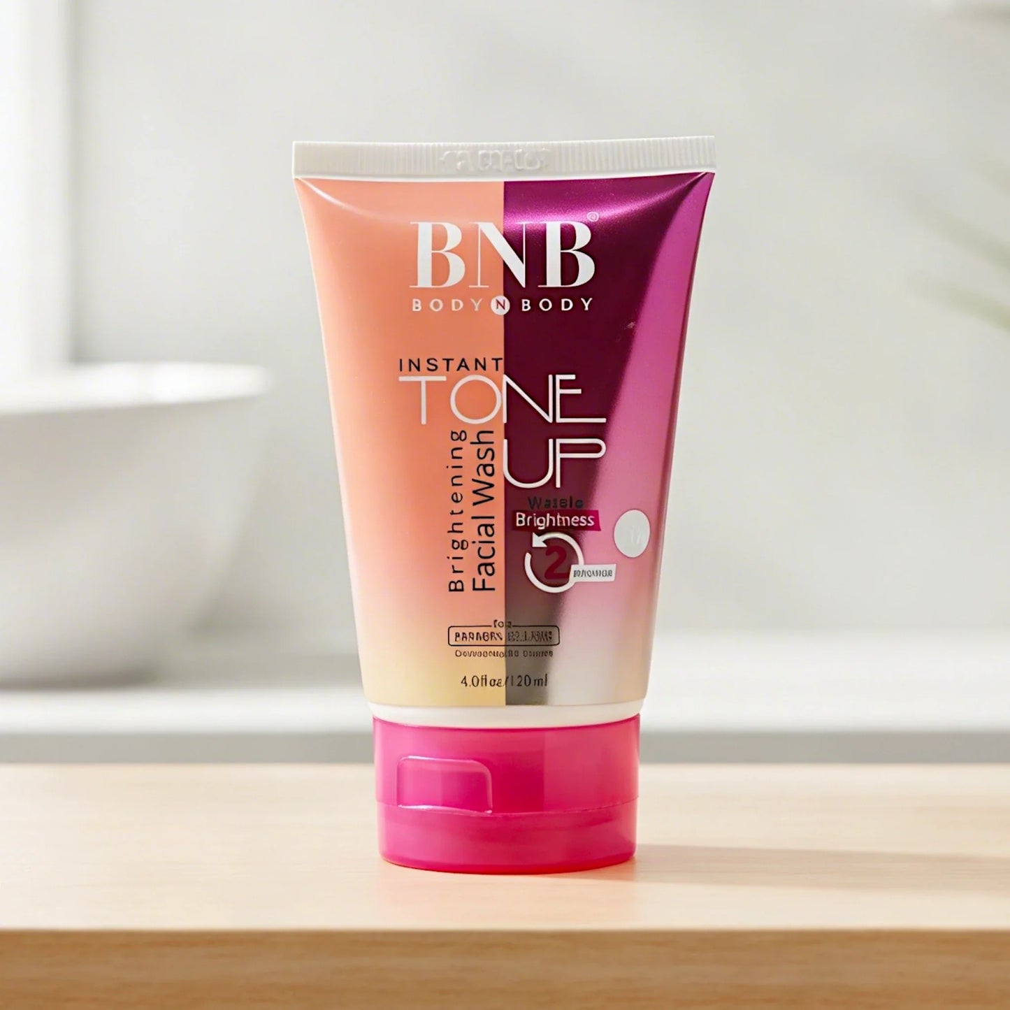 bnb facial wash tone up 120ml pak