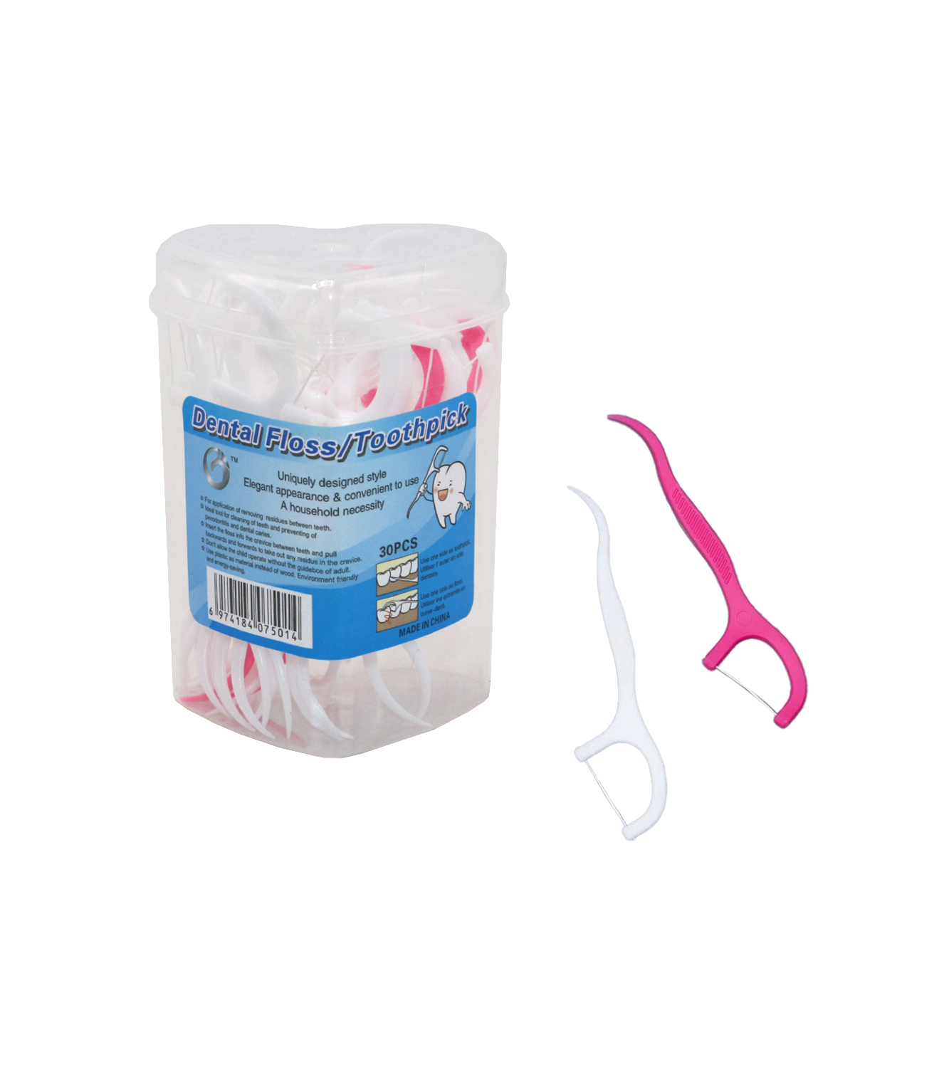 dental floss 30pc 7505 heart