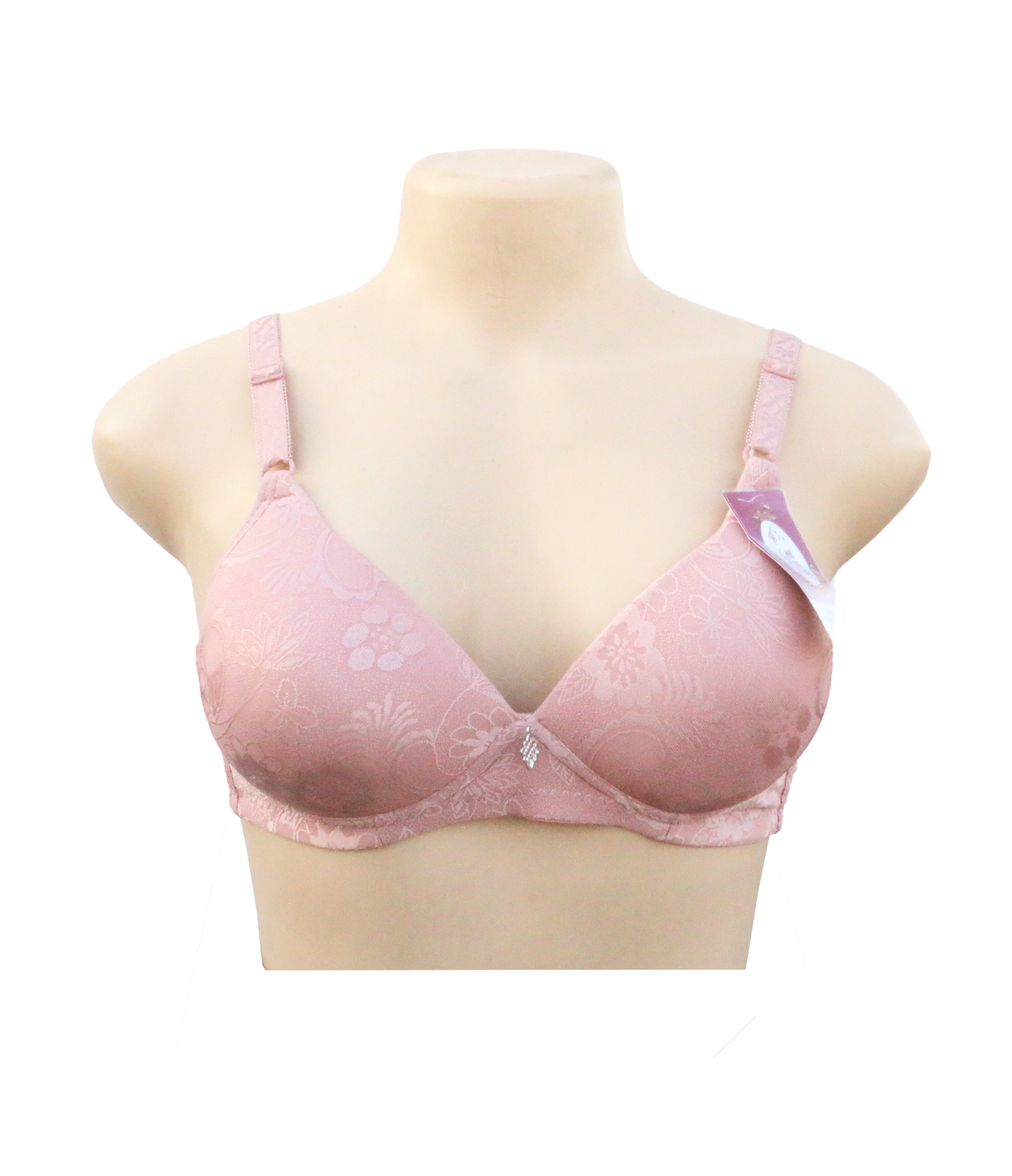 bra push up foam t.pink 3322