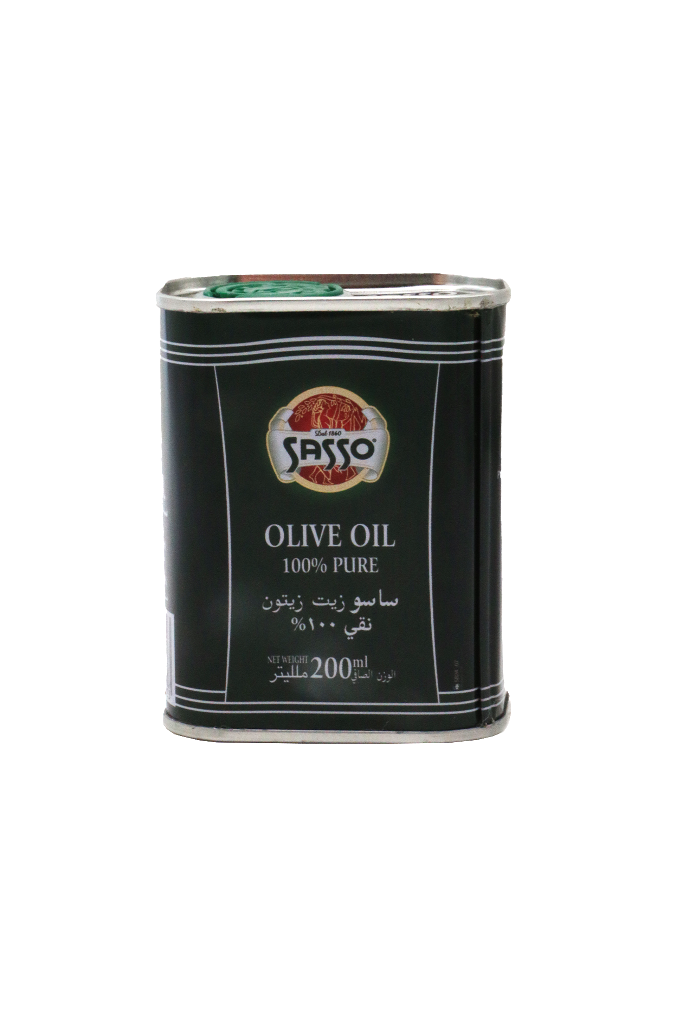 sasso olive oil 200ml tin