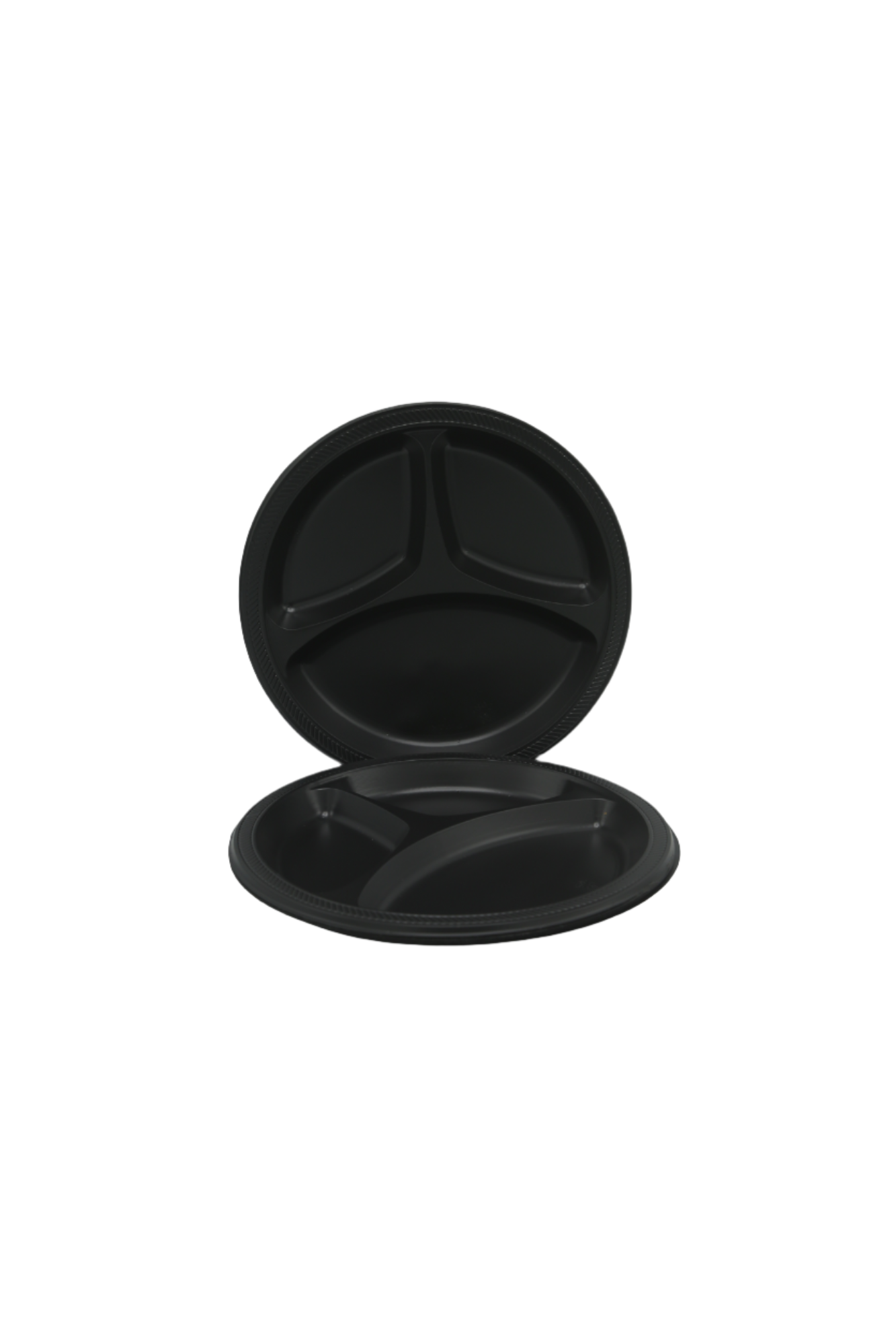 disposable plate 3portion 10pc pp 055