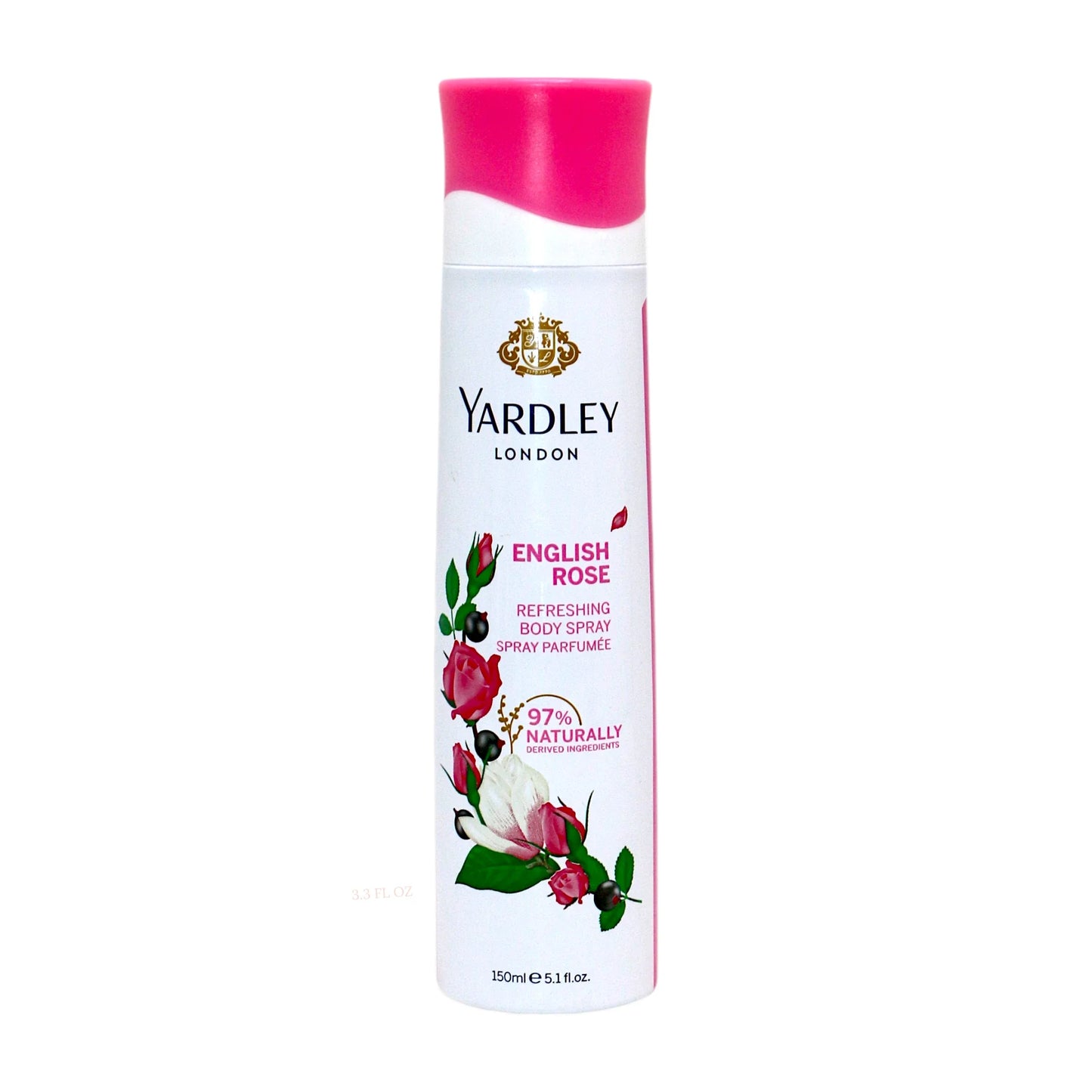 yardley body spray rose women 150ml