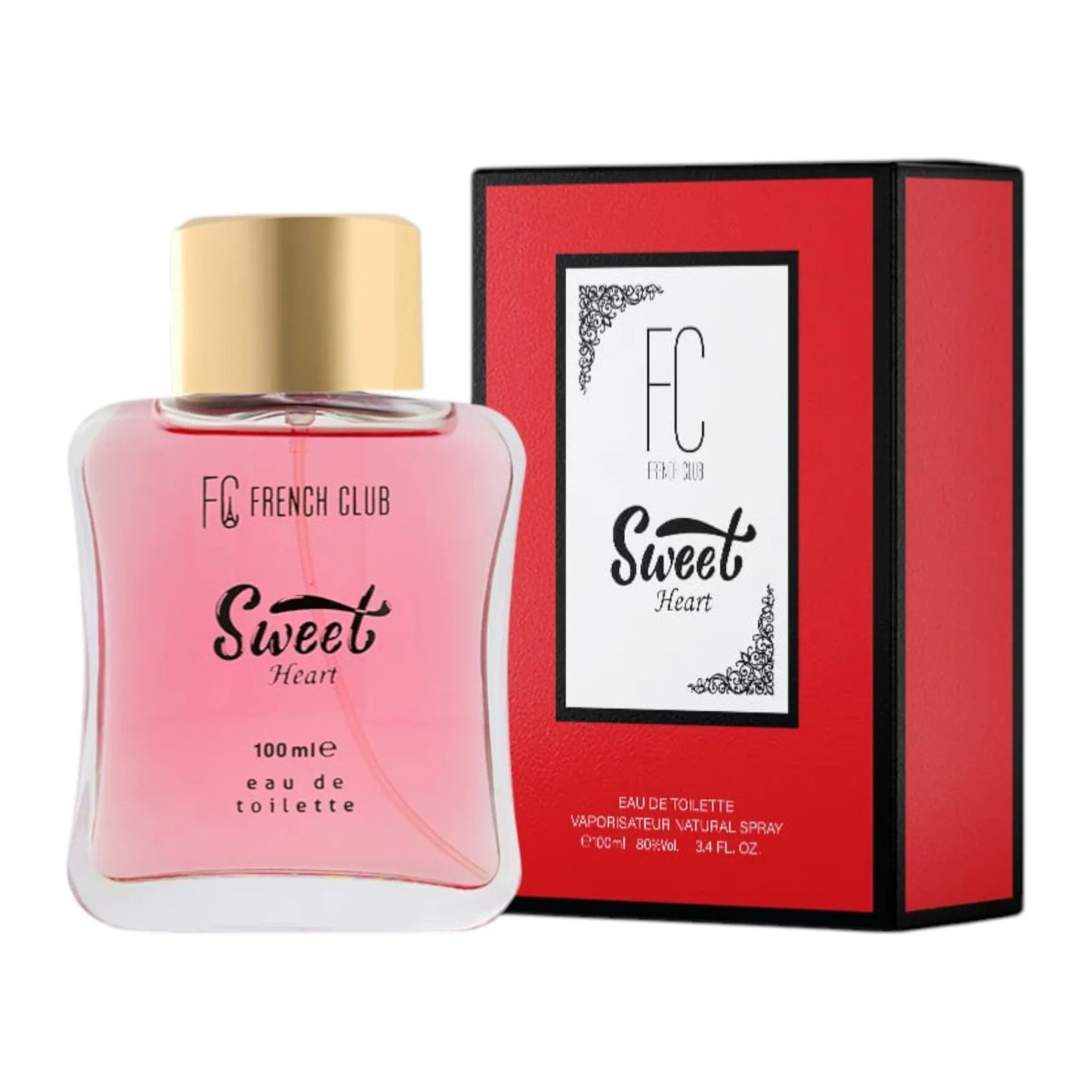 french club perfume sweet heart 100ml for women