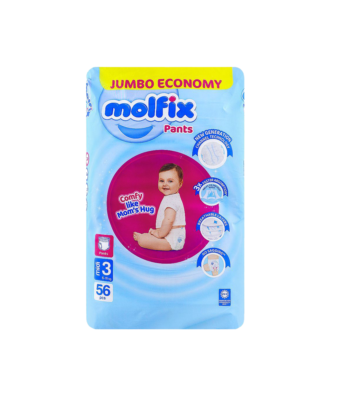 molfix pants jumbo midi m-3 56pc