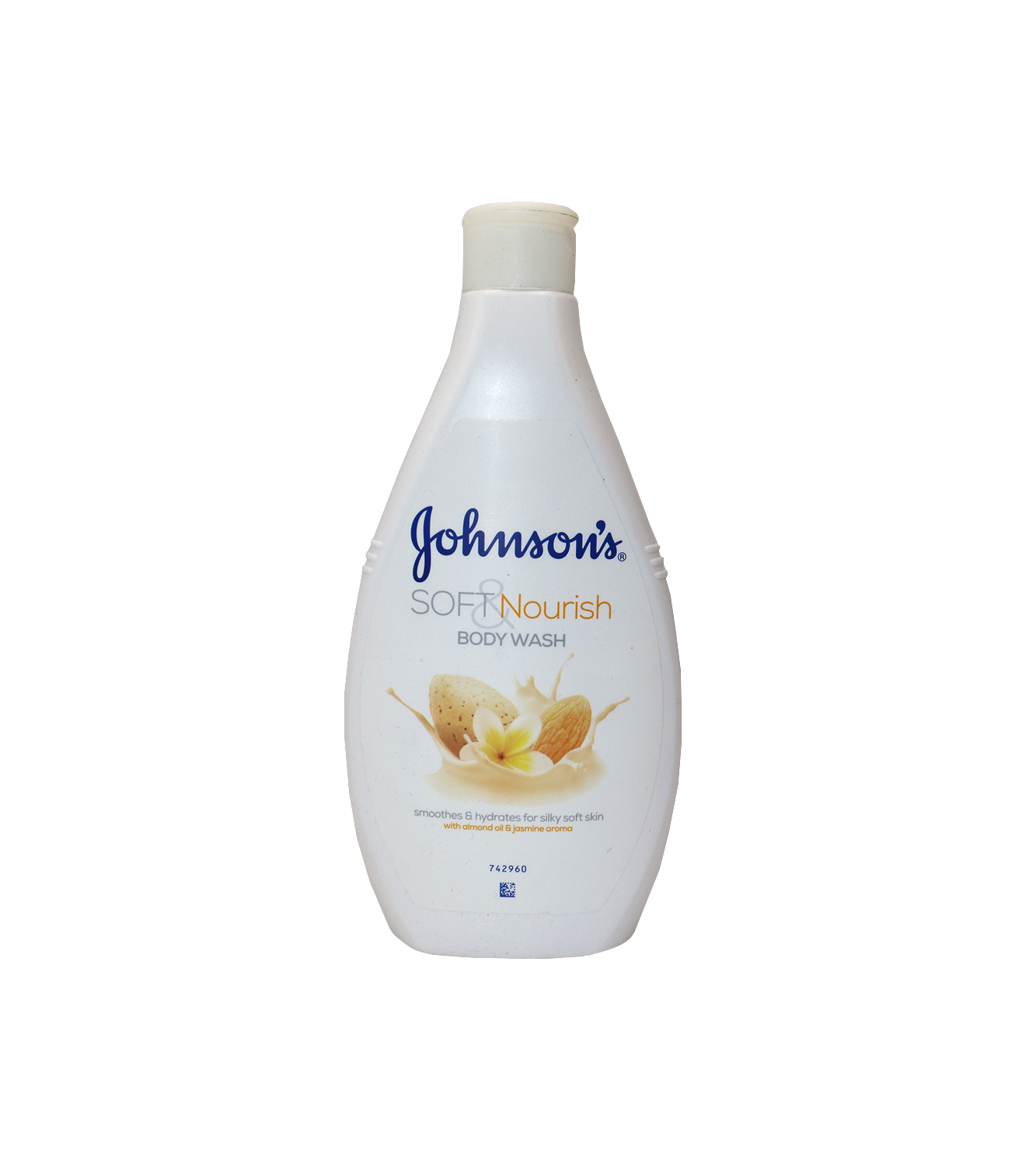 johnsons body wash soft nourish almond & jasmine 400ml italy