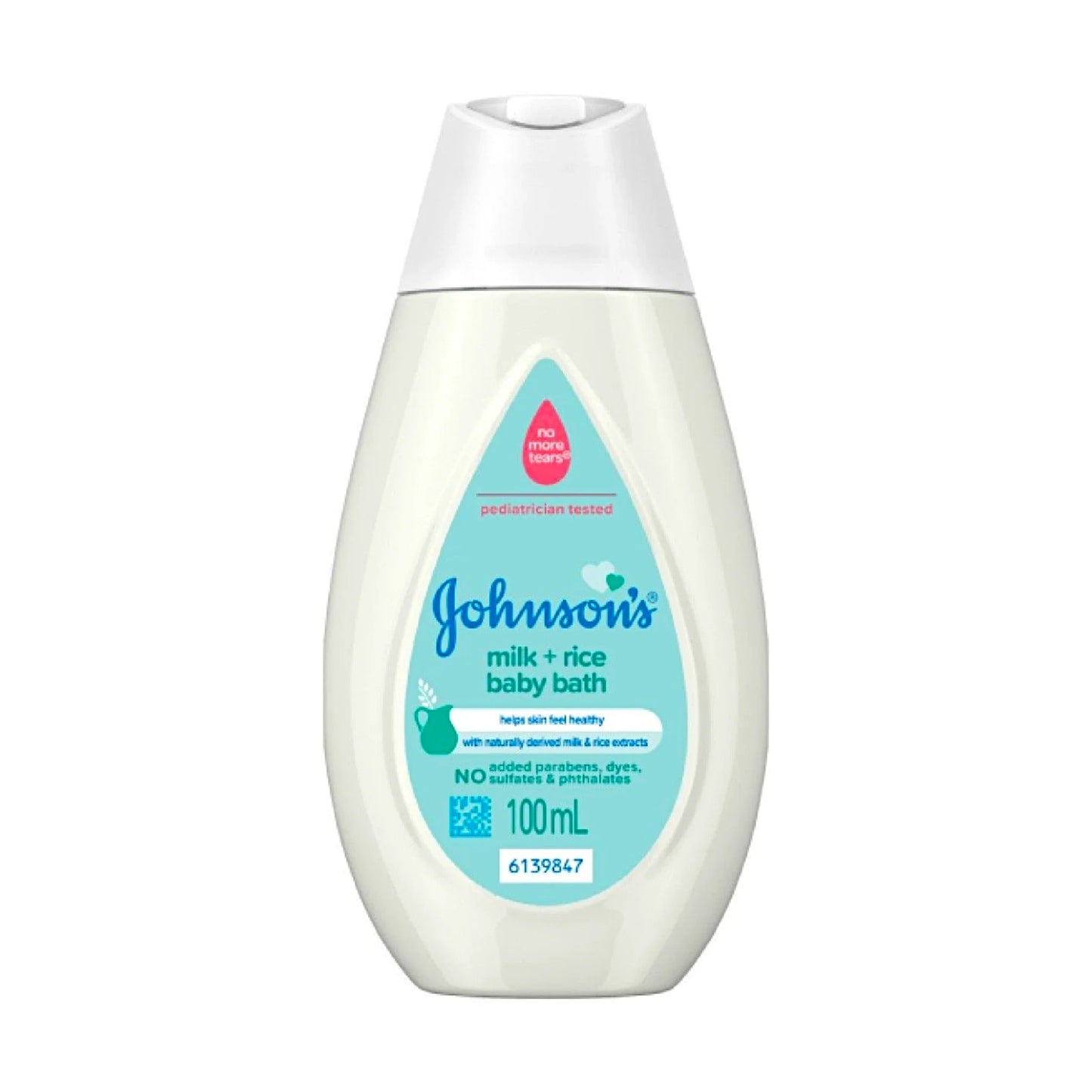 johnsons baby bath milk & rice 100ml