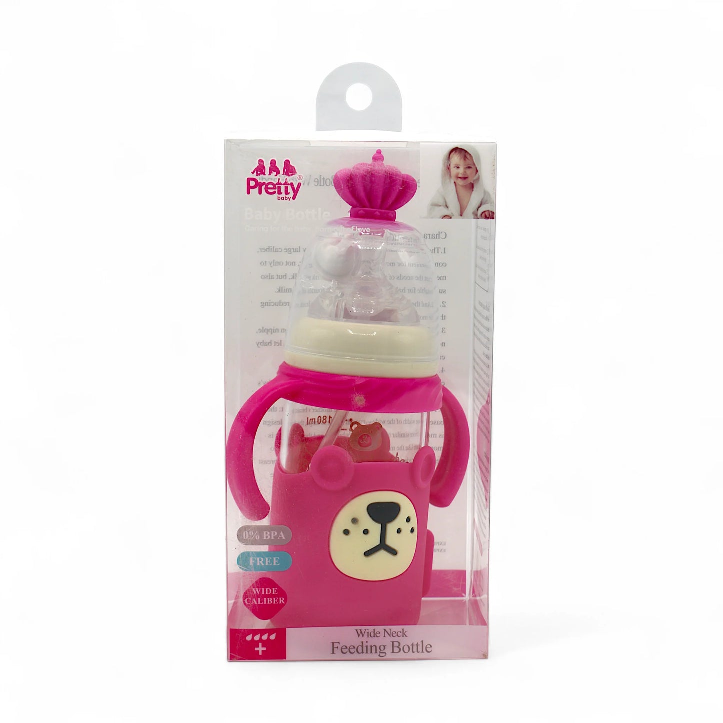 pretty glass feeder 180ml 1223 china