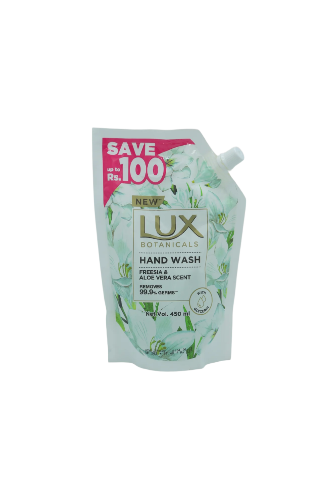 lux hand wash aloe vera pouch 450ml