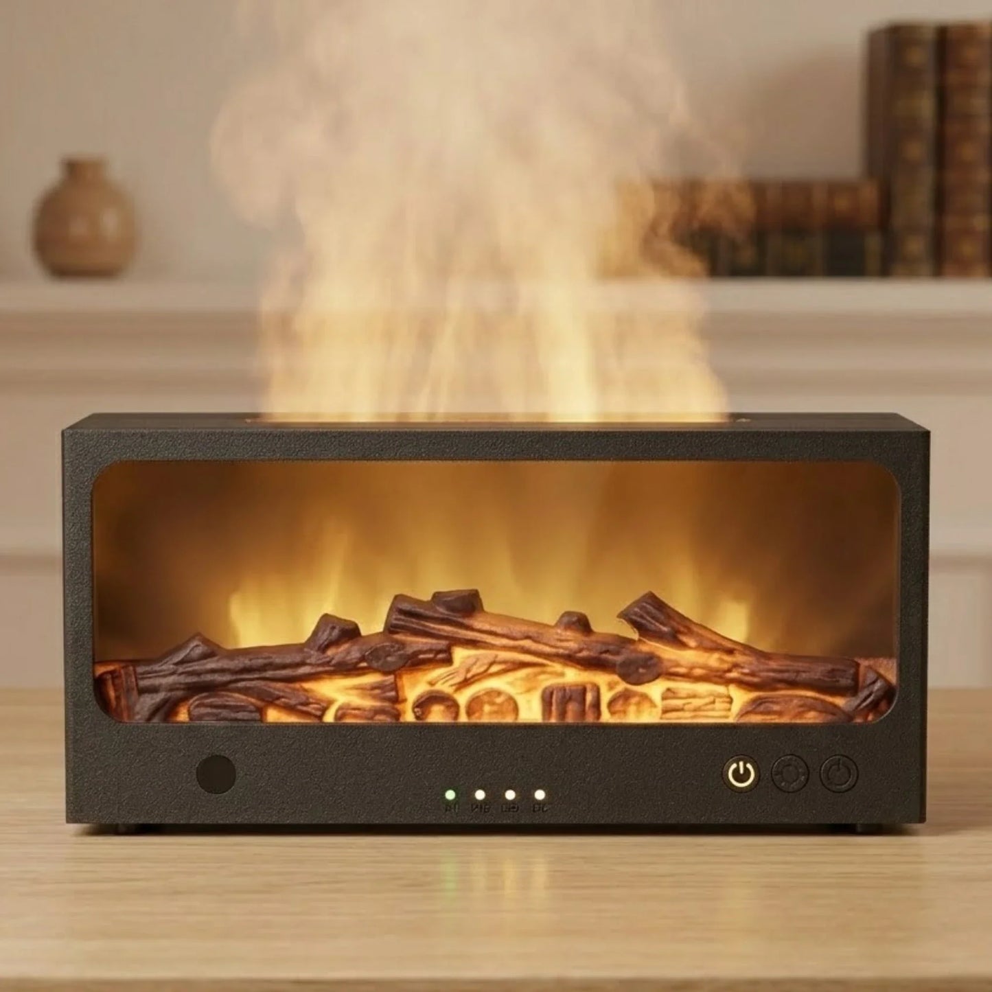 led fireplace aroma diffuser machine black 4.5"x9.5" china