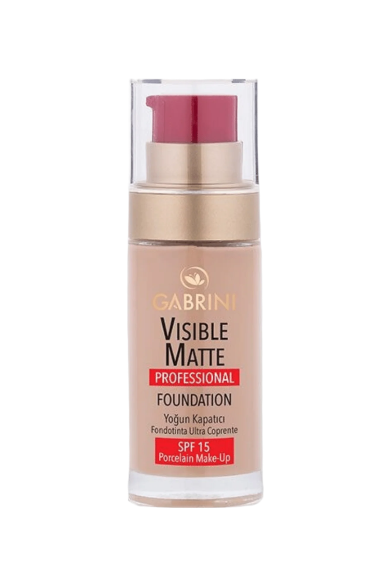 gabrini foundation visible matte 01 30ml