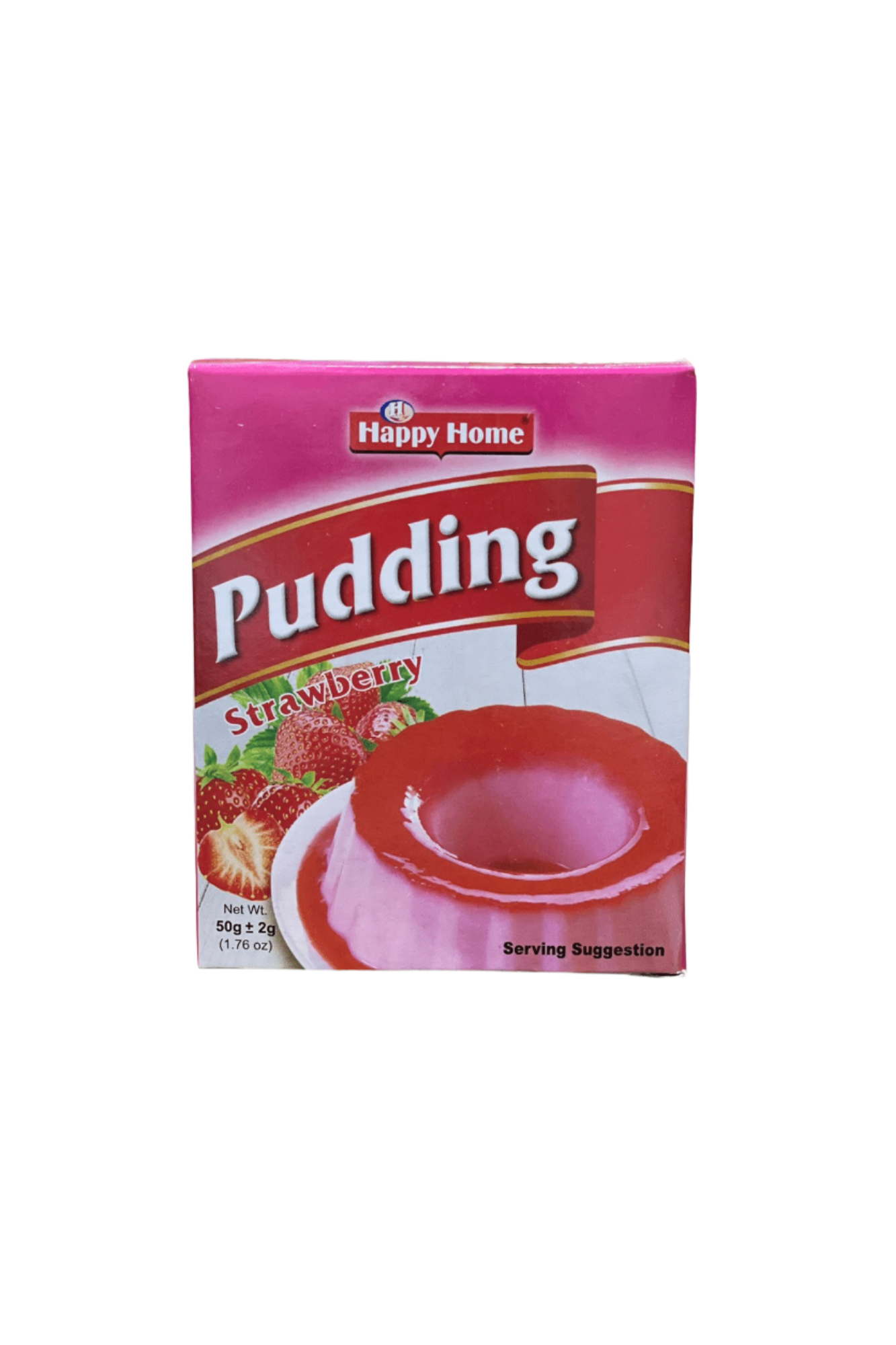 happy home pudding strawberry 50g