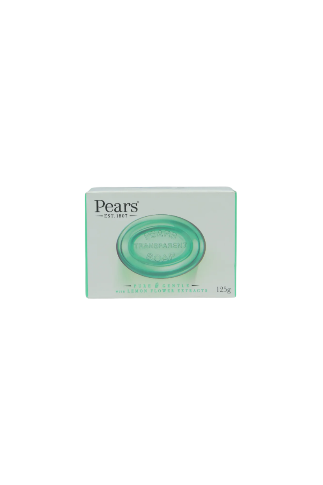 pears soap lemon flower 125g green