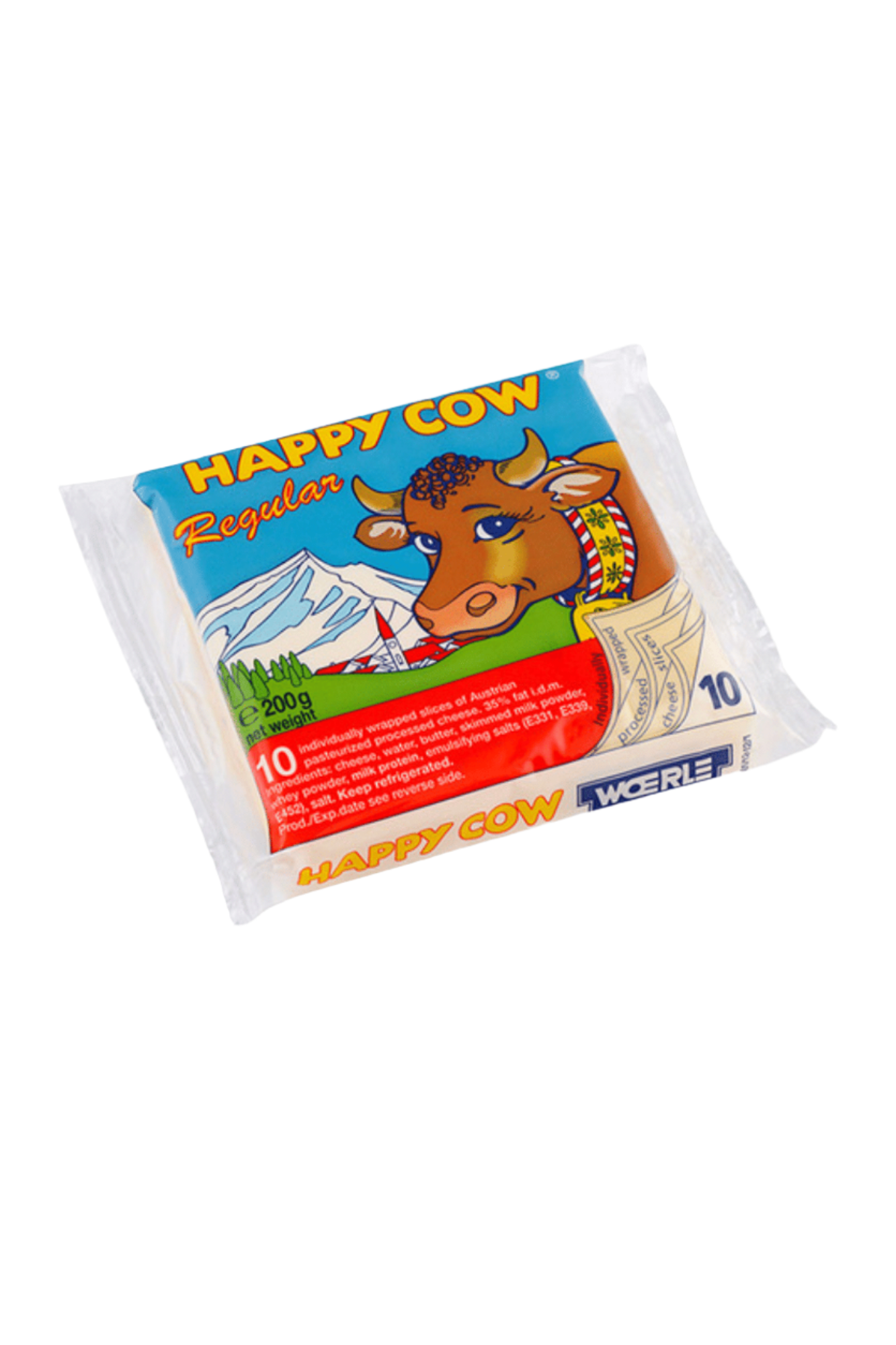 happy cow cheese regular 200g