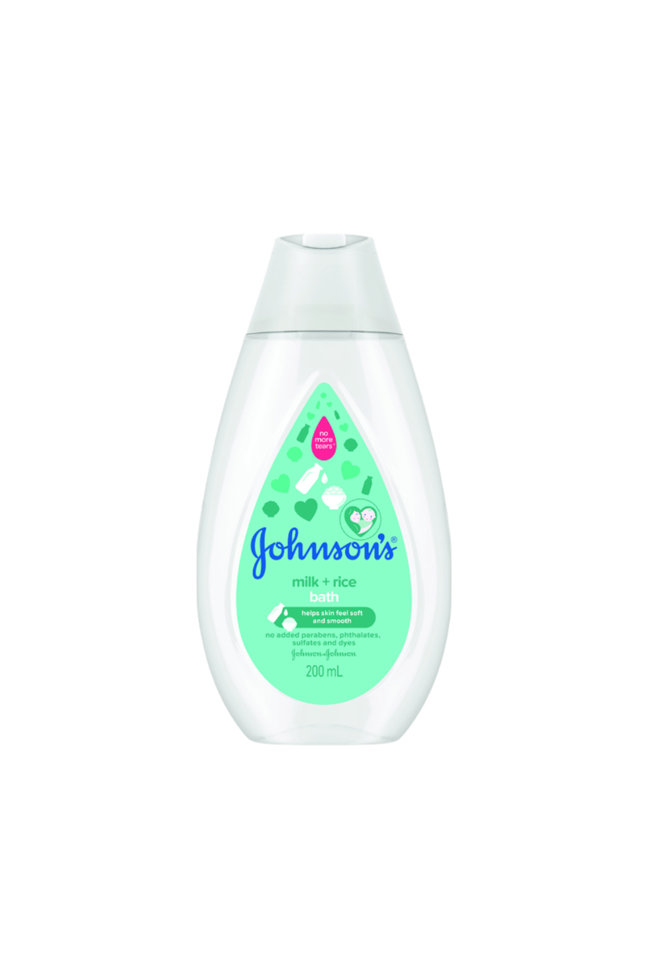 johnsons baby bath milk & rice 200ml
