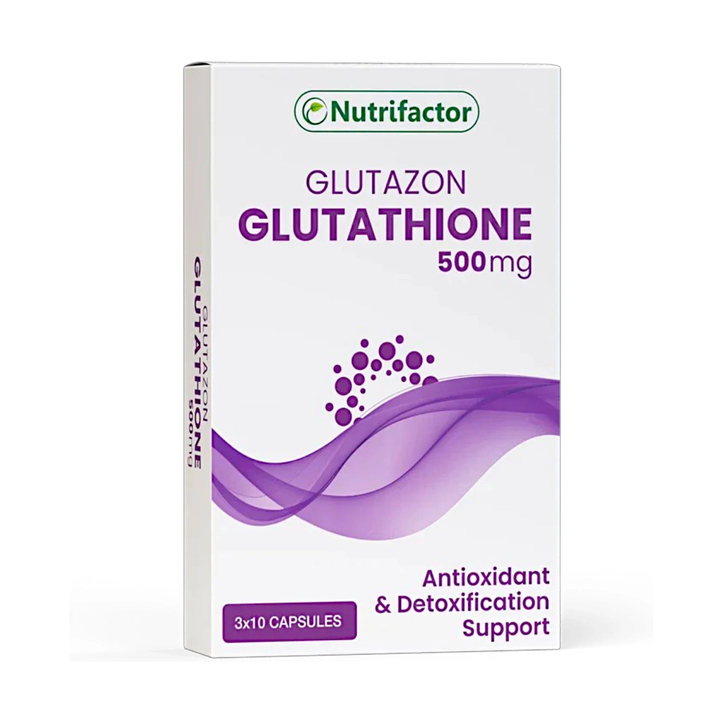 nutrifactor capsules glutazon glutathione 500mg 30p 1s