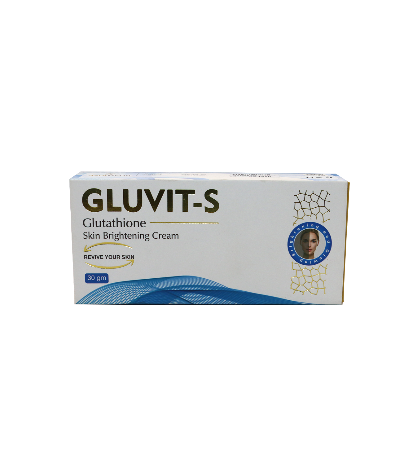 gluvit-s cream skin brightening 30g asra derm