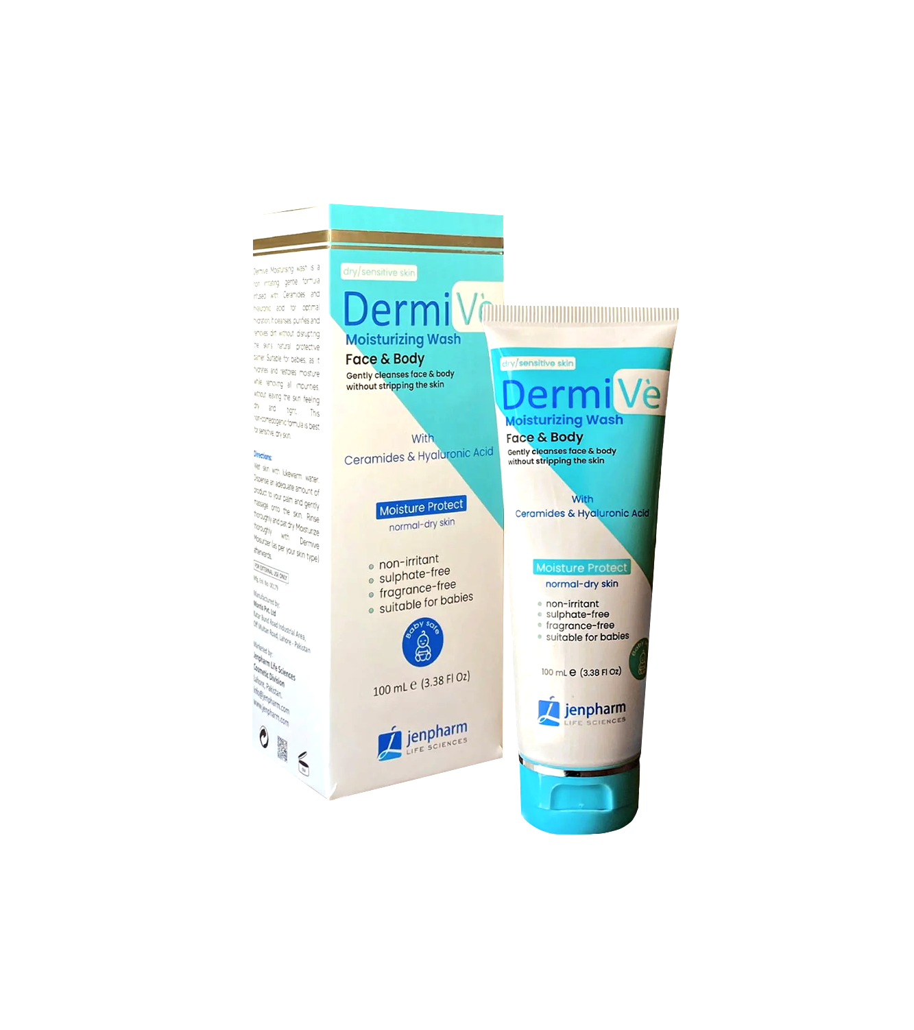 jenpharm dermive moisturizing facewash 100ml