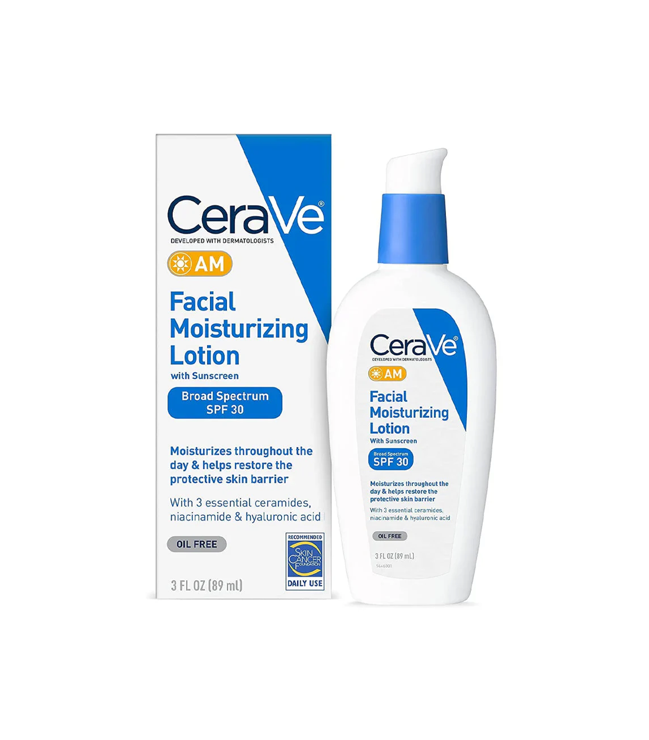 cerave lotion facial moisturizing spf30 am 89ml