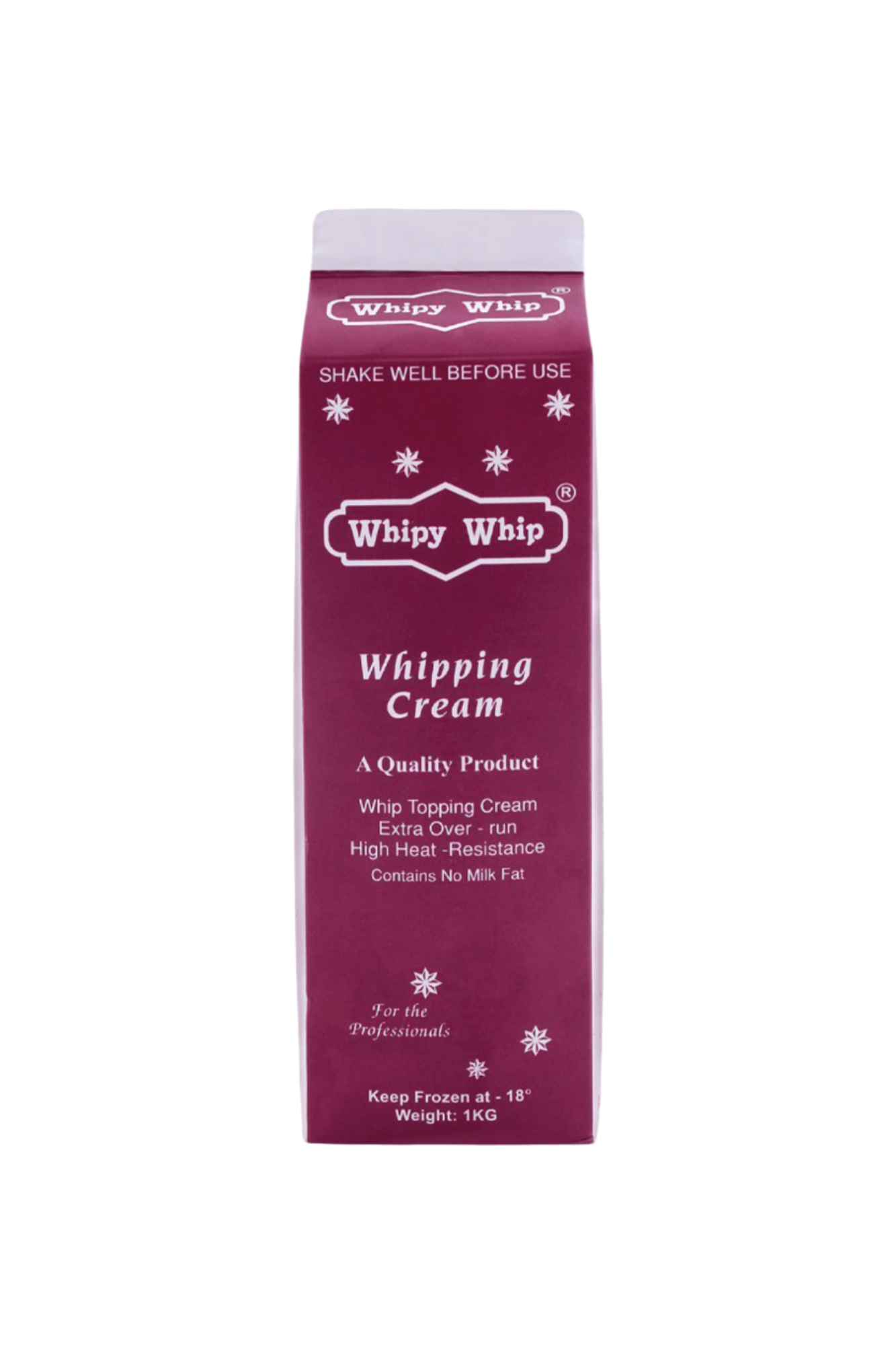 whipy whip cream 1kg