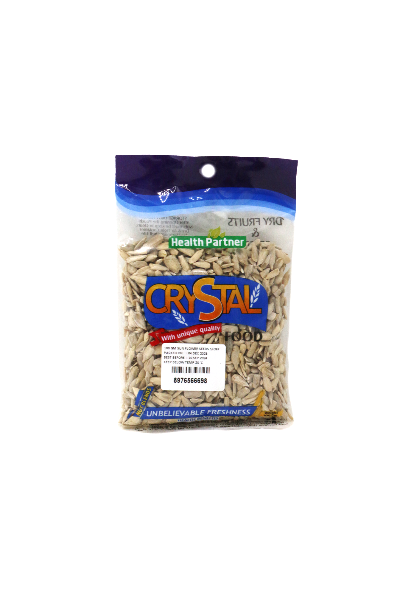 crystal sunflower seeds shell off 100g