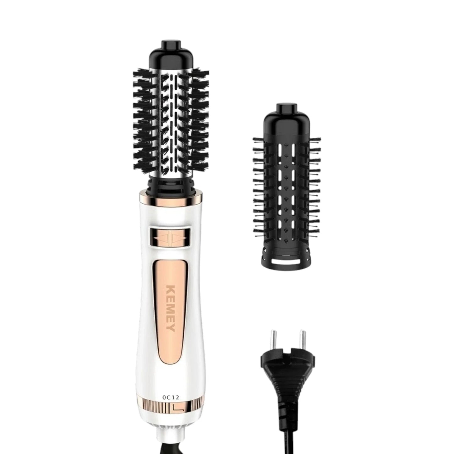 kemey hair dryer brush curler km-8024
