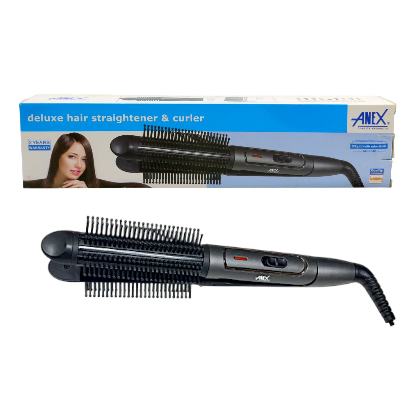 anex hair straightener & curler ag7040
