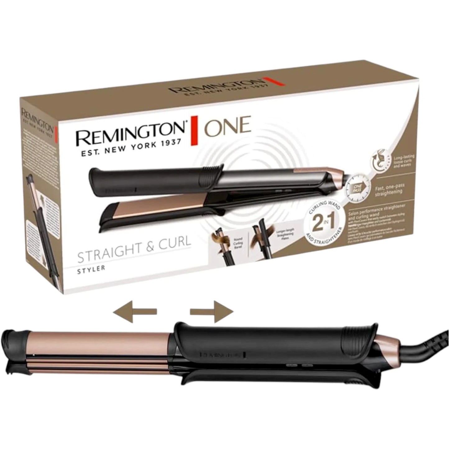 remington straightener 2in1 s6077