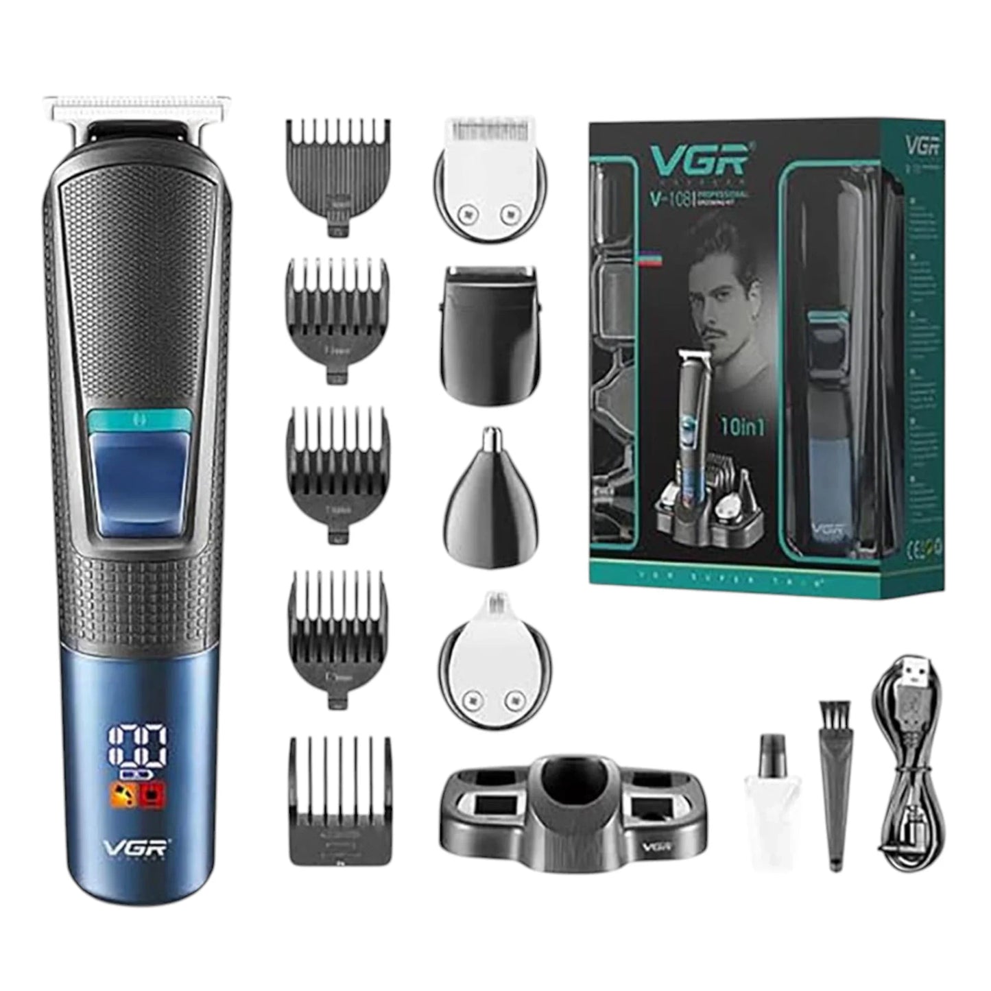 vgr trimmer 10in1 v-108