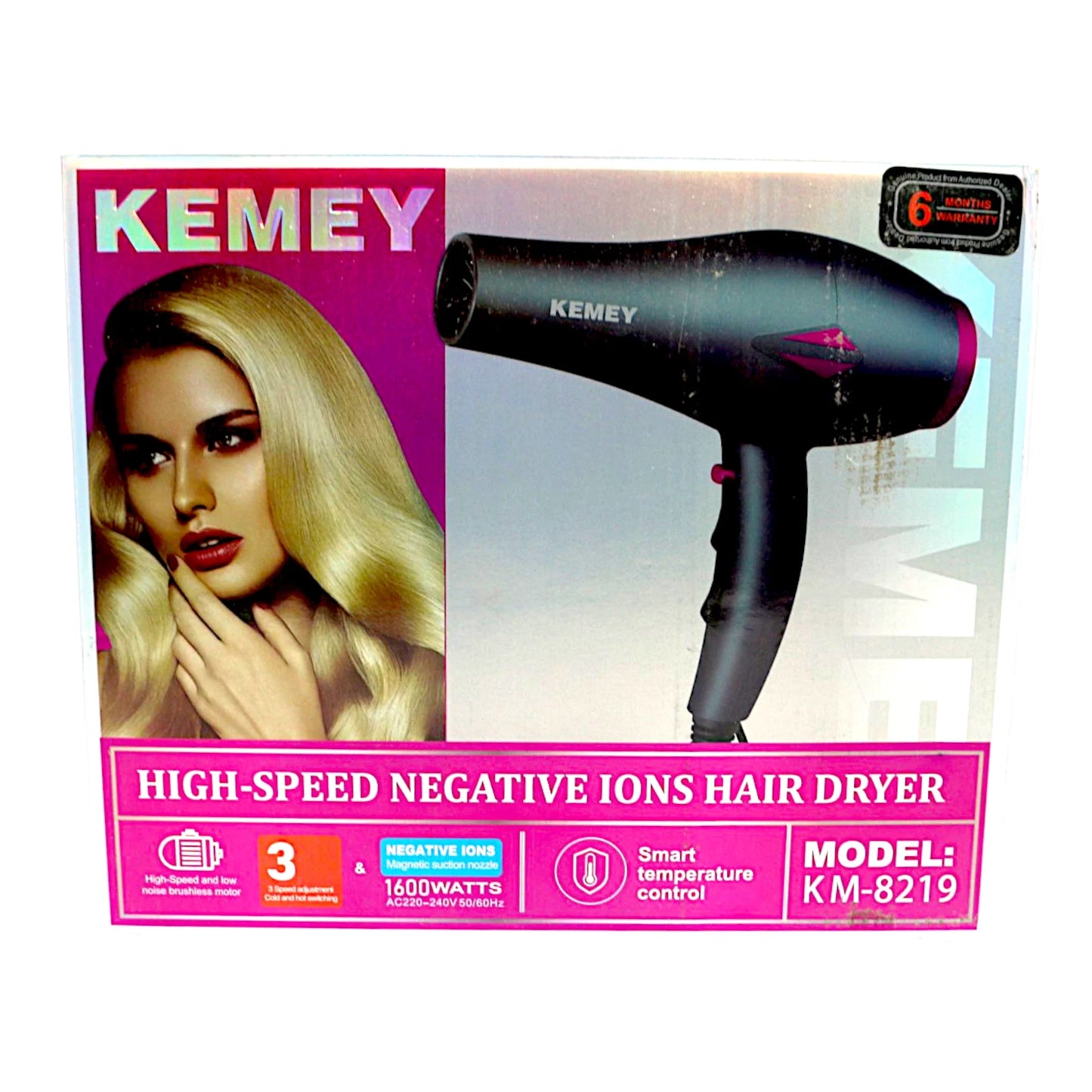 kemey hair dryer km-8219