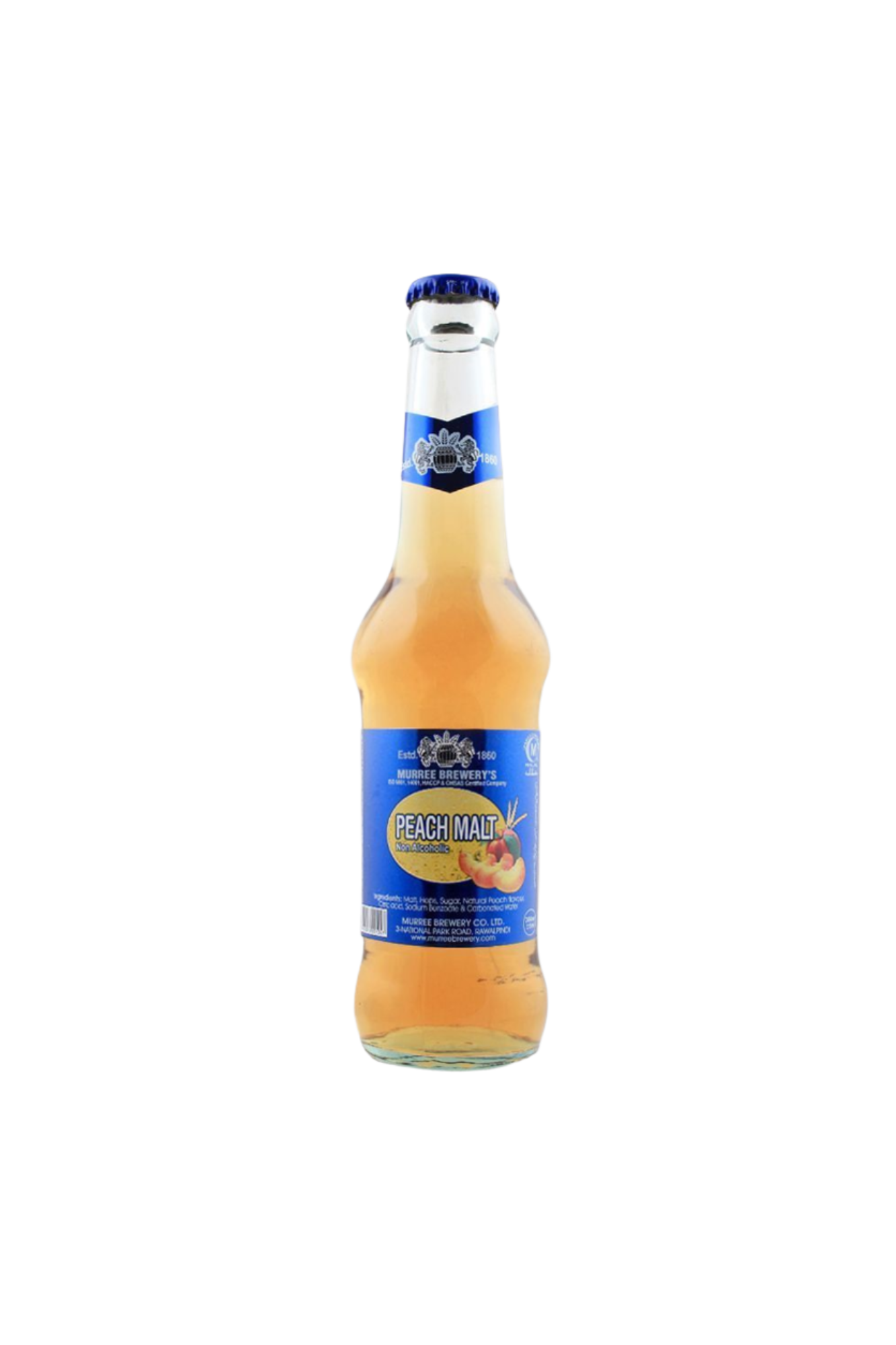 murree peach malt drink 250ml