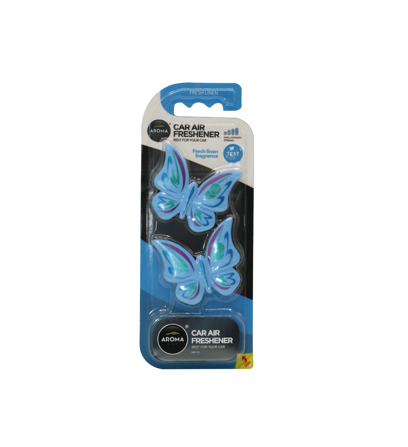 aroma car air freshener butterfly fresh linen