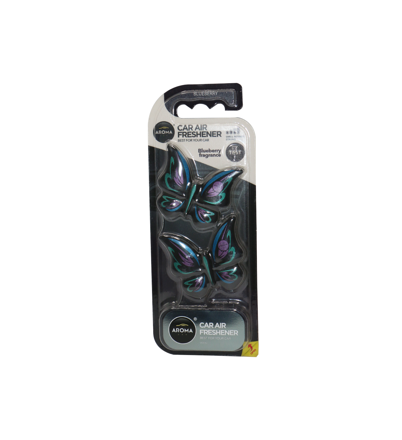 aroma car air freshener butterfly blueberry