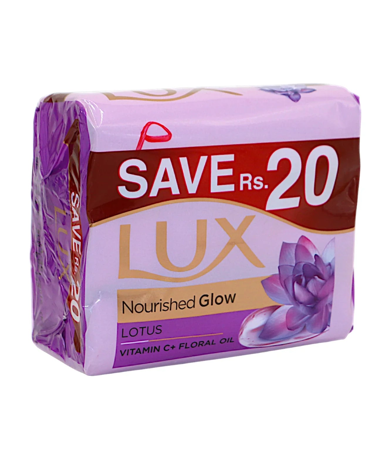 lux soap lotus 128g 3pc