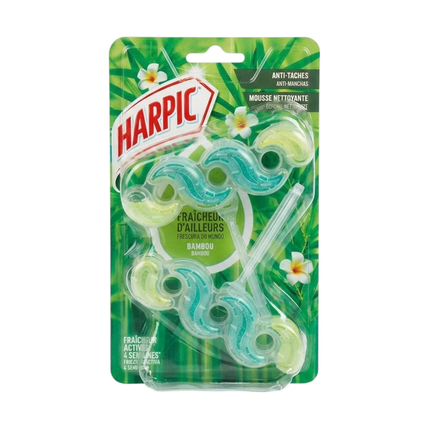 harpic toilet twin hanger bamboo 70g